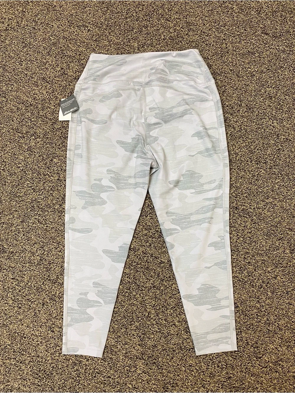 Eddie Bauer High Point Compression Gray Camo Leggings - Women's Plus Size 1X
